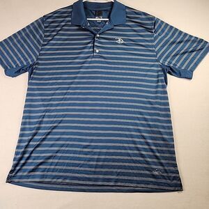 Disney Greg Norman Golf Polo Shirt Mens XXL Blue Performance